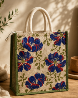 Custom Printed Jute Shopping Bags