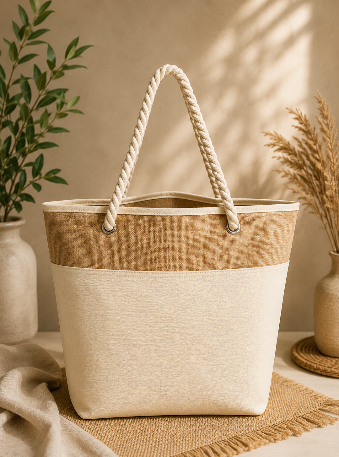 Jute Tote Bag - Image 2